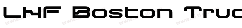 LHF Boston Truckstyl字体转换